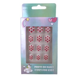 Paznokcie samoprzylepne truskawki