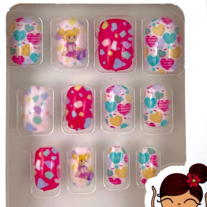 Paznokcie samoprzylepne księżniczka laleczka