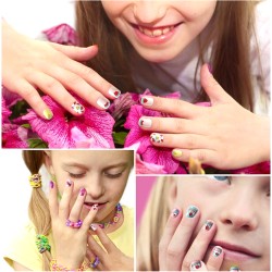 Paznokcie samoprzylepne księżniczka laleczka