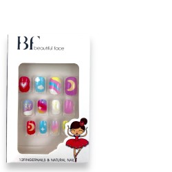 Paznokcie samoprzylepne księżyc Luna