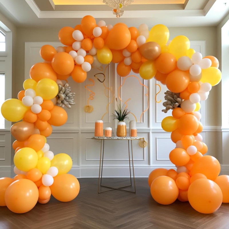 Balony lateksowe gładkie pomarańczowe 12" 30cm