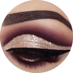 Paletka cieni cienie matowe i brokatowe smoke eyes glitter