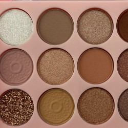 Paletka cieni cienie matowe i brokatowe smoke eyes glitter