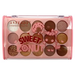 Paletka cieni cienie matowe i brokatowe smoke eyes glitter