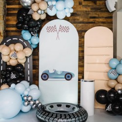 Balony lateksowe gładkie czarne 12" 30cm