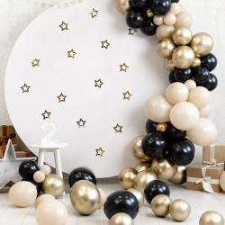 Balony lateksowe gładkie czarne 12" 30cm