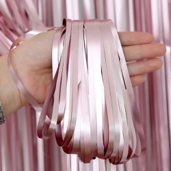 Kurtyna boho matowa pudrowy róż 1x2m