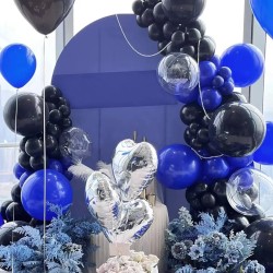 Balony lateksowe gładkie granatowe 12" 30cm