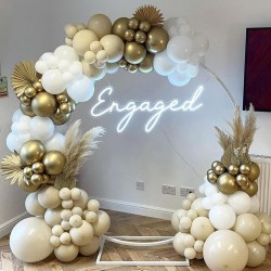 Balony lateksowe gładkie caffe latte 12" 30cm