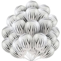 Balony lateksowe Animal zoo safari jungle zebra 12" 30cm