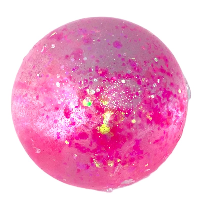 Gniotek kulka slime brokatowa sylikon IS GEL