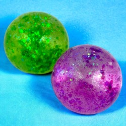 Gniotek kulka slime brokatowa sylikon IS GEL