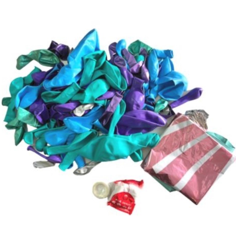 Girlanda balony Syrenka Duży zestaw balonów