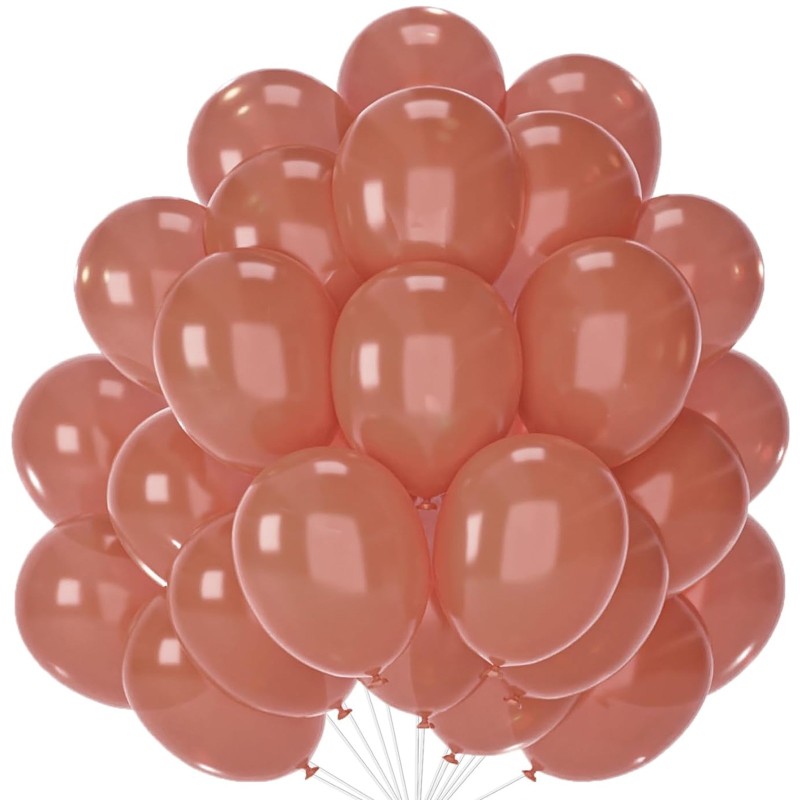 Balony lateksowe gładkie Retro brązowe 12" 30cm