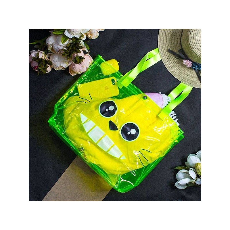 Torba plażowa transparentna