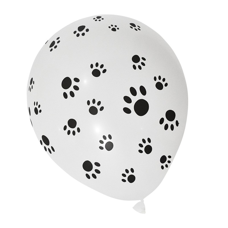 Balony lateksowe Animal zoo safari łapki 12" 30cm