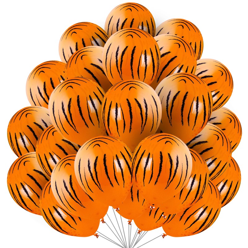 Balony lateksowe Animal zoo safari tygrys 12" 30cm