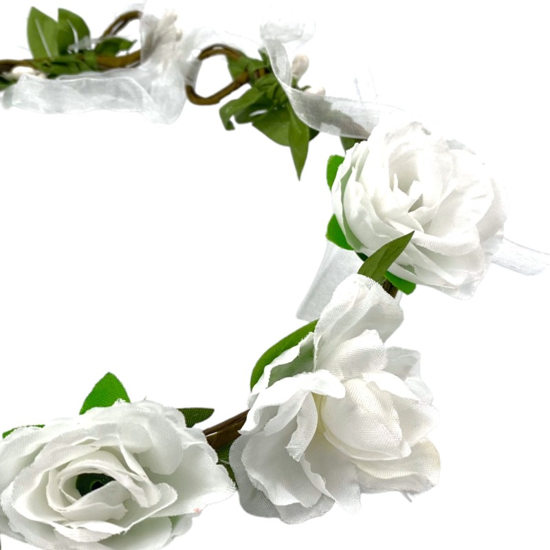 Wianek komunijny boho