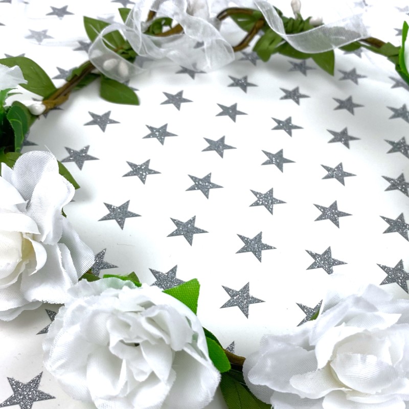 Wianek komunijny boho