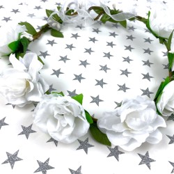 Wianek komunijny boho