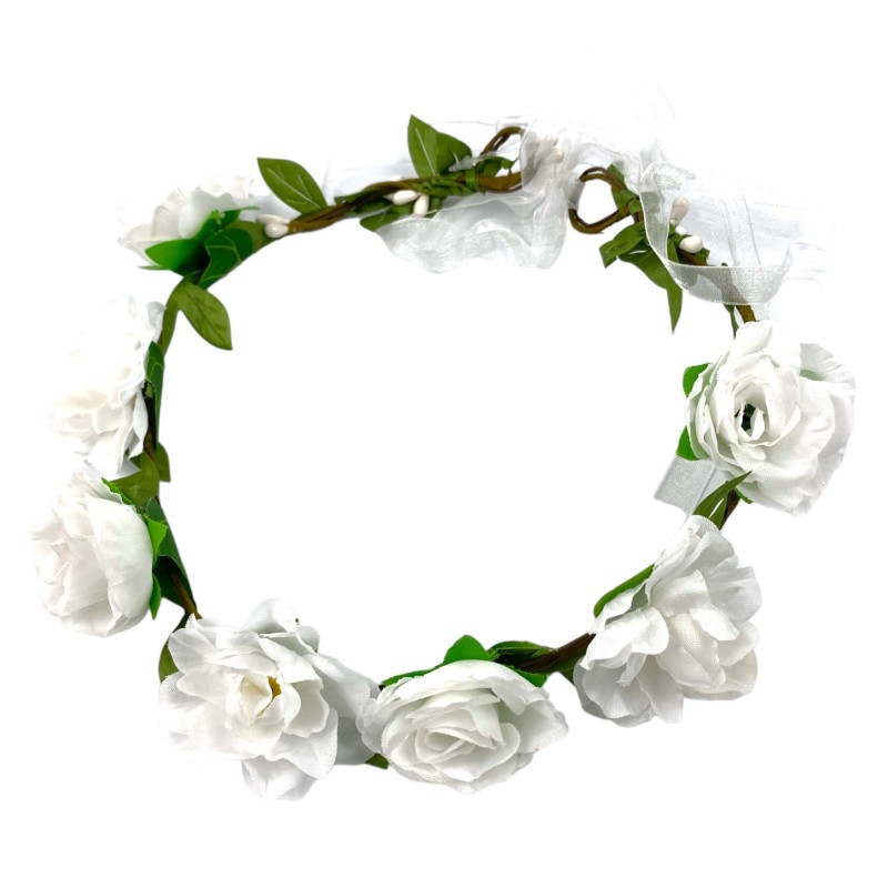 Wianek komunijny boho