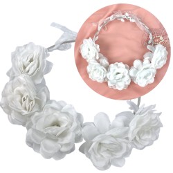 Biały Wianek komunijny...