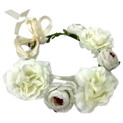 Wianek na włosy BOHO kwiaty...