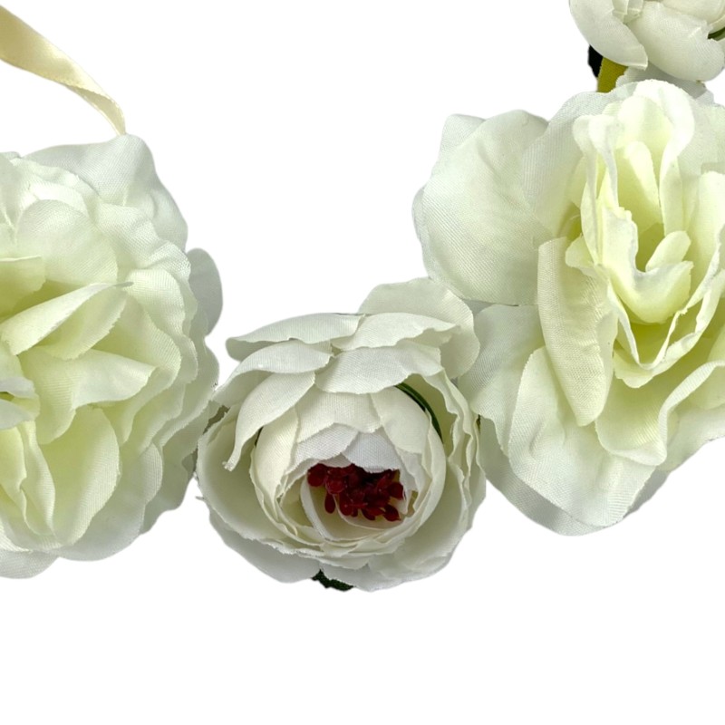 Wianek na włosy BOHO kwiaty ślubny SESJA