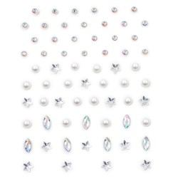 Kryształki Naklejki FaceGem