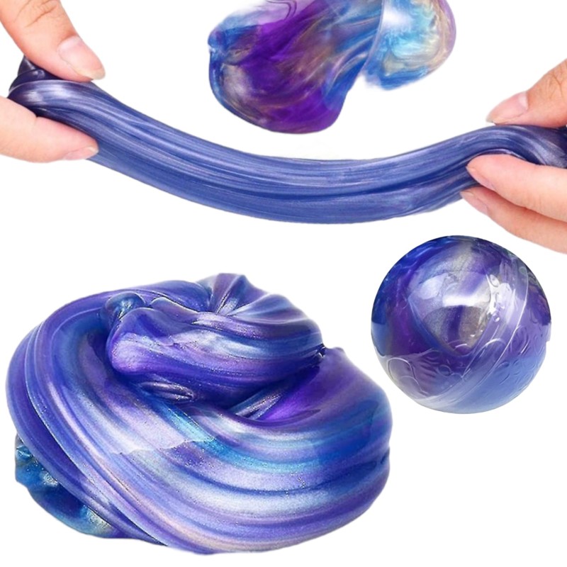 Slime Masa sensoryczna 1 szt. kulka Galaxy