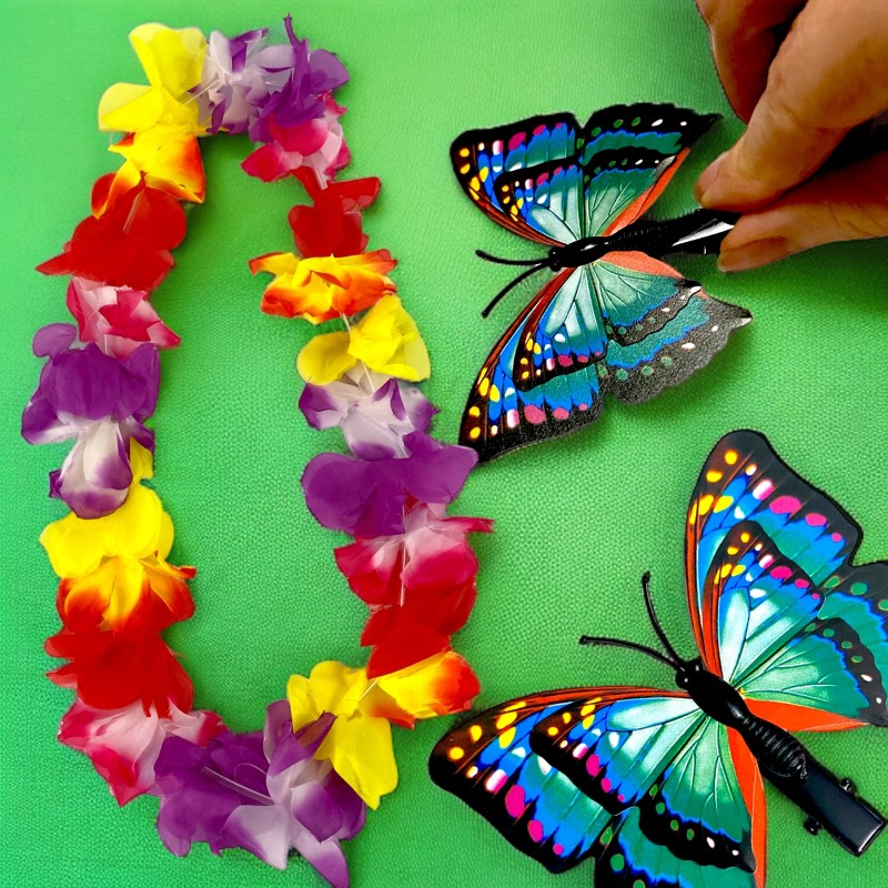 Strój Pani Wiosna TUTU kwiaty motylki