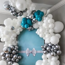 Balony lateksowe białe 10 cali 25cm 100szt