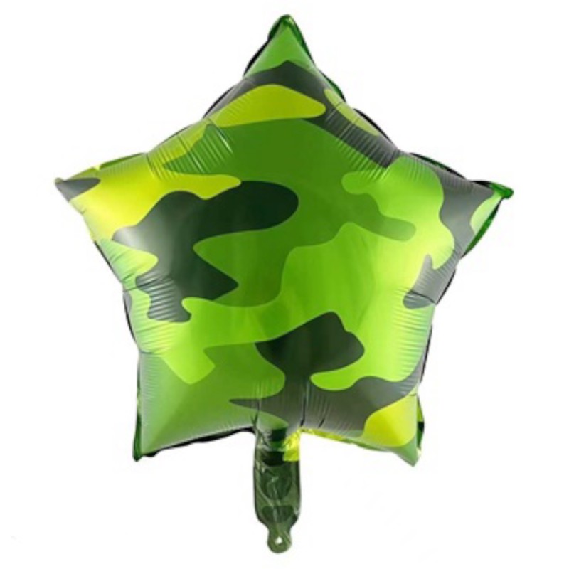 Balon foliowy gwiazda moro military 18 cali