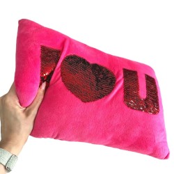 Pluszak Poduszka I Love You 26x40cm