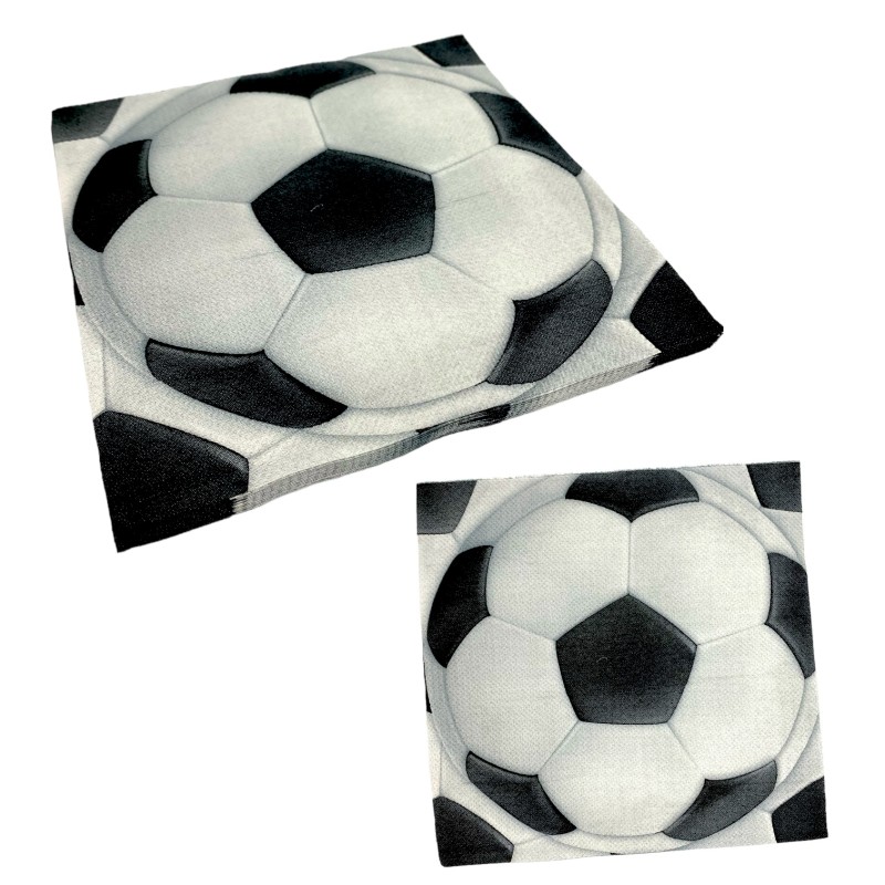 Serwetki papierowe piłka sportowe urodziny 12 sztuk