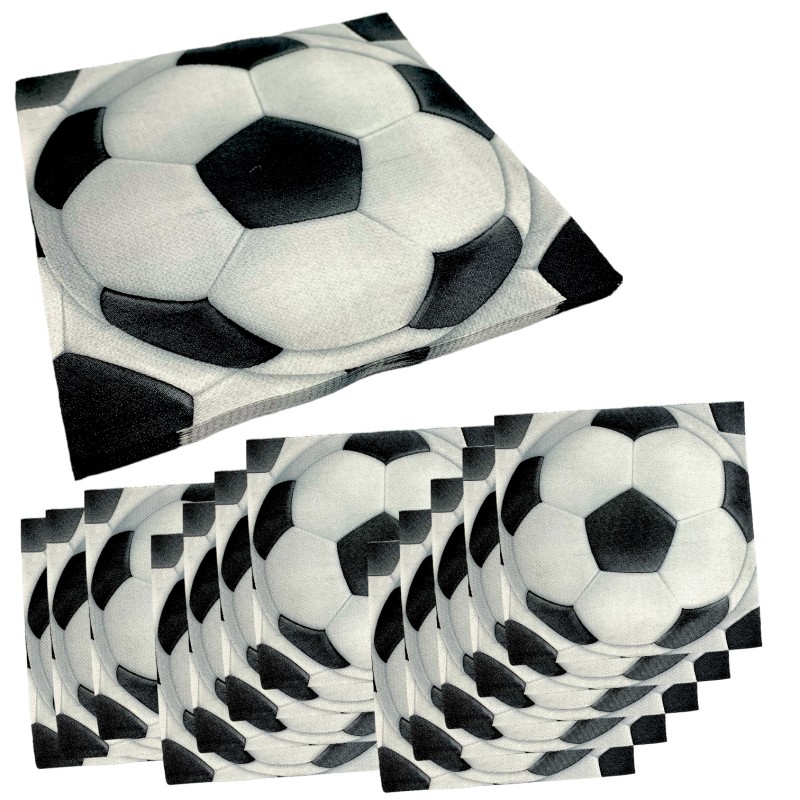 Serwetki papierowe piłka sportowe urodziny 12 sztuk