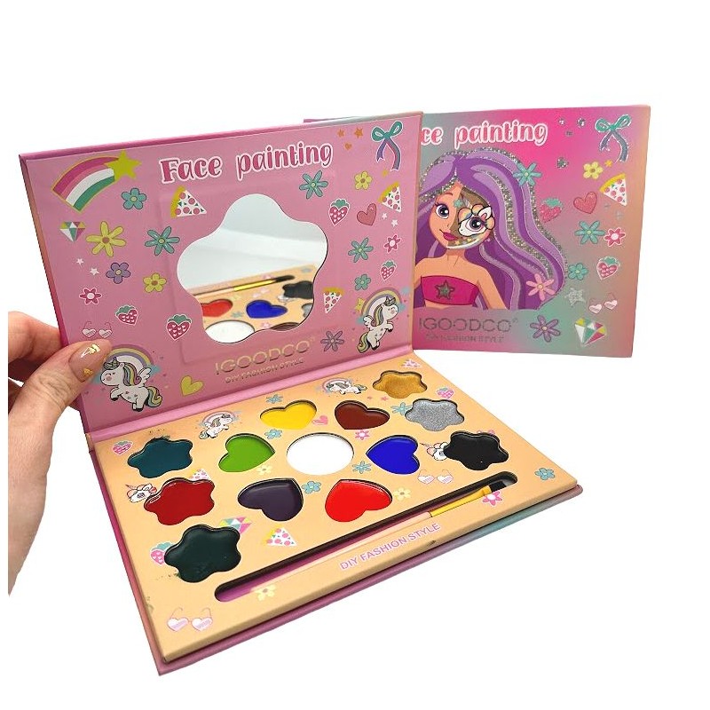 Malowidła paletka Farbki do malowania twarzy 13 kolorów