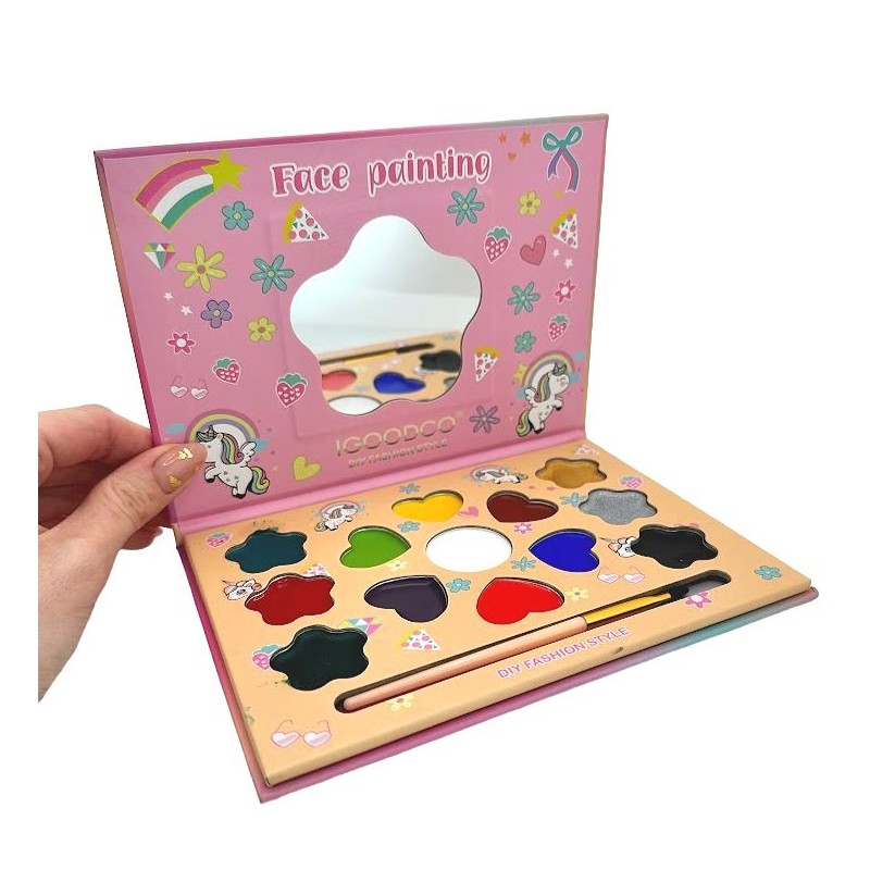 Malowidła paletka Farbki do malowania twarzy 13 kolorów