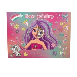 Malowidła paletka Farbki do malowania twarzy 13 kolorów