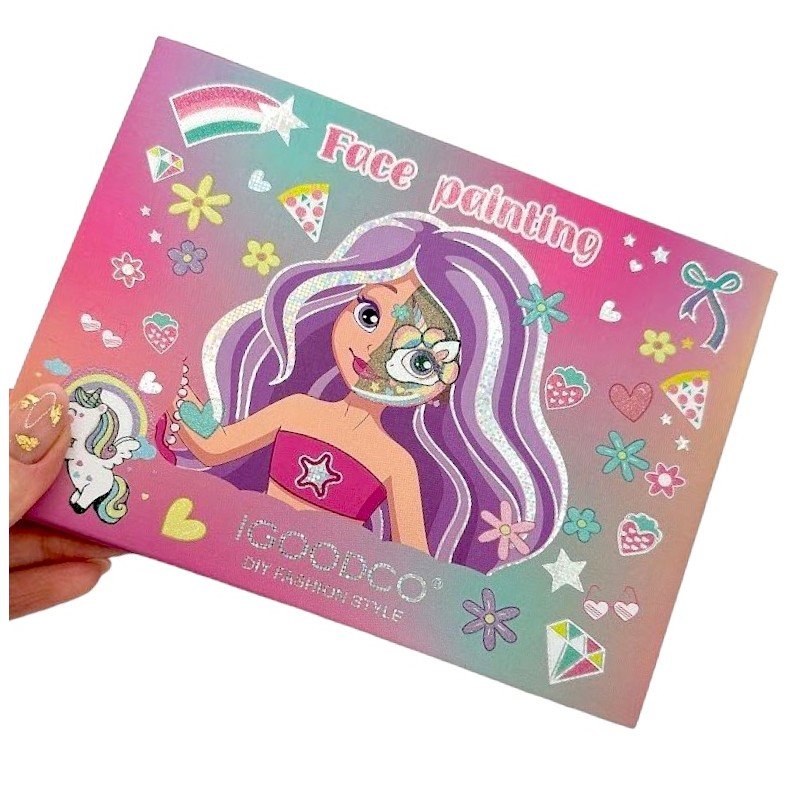 Malowidła paletka Farbki do malowania twarzy 13 kolorów