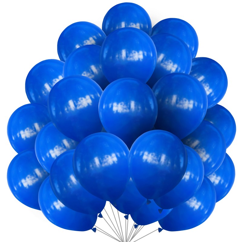 Balony lateksowe niebieskie  100 szt.  12 cali 30 cm