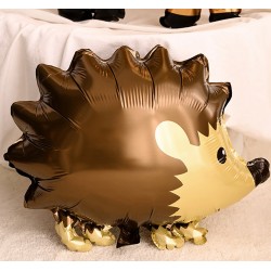 Zestaw balonów na urodziny Woodland cyfra 100cm zwierzęta leśne jeż Zając sarenka