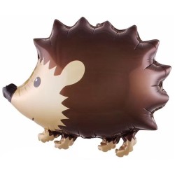 Zestaw balonów na urodziny Woodland cyfra 100cm zwierzęta leśne jeż Zając sarenka