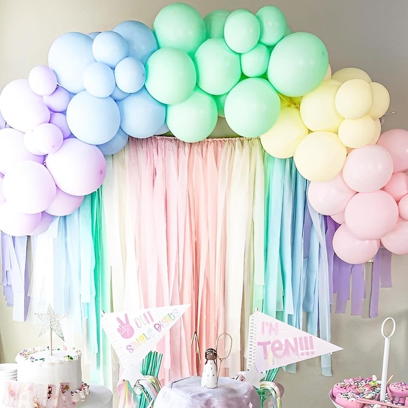 Balony lateksowe Pastelowe Matowe miętowe 12" 30cm