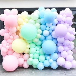 Balony lateksowe Pastelowe Matowe miętowe 12" 30cm