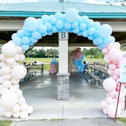 Balony lateksowe Pastelowe Matowe niebieskie 12" 30cm