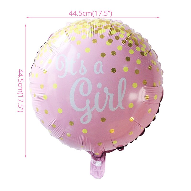 Balon foliowy Its a Girl 45 cm Różowo-Złoty 1 szt.
