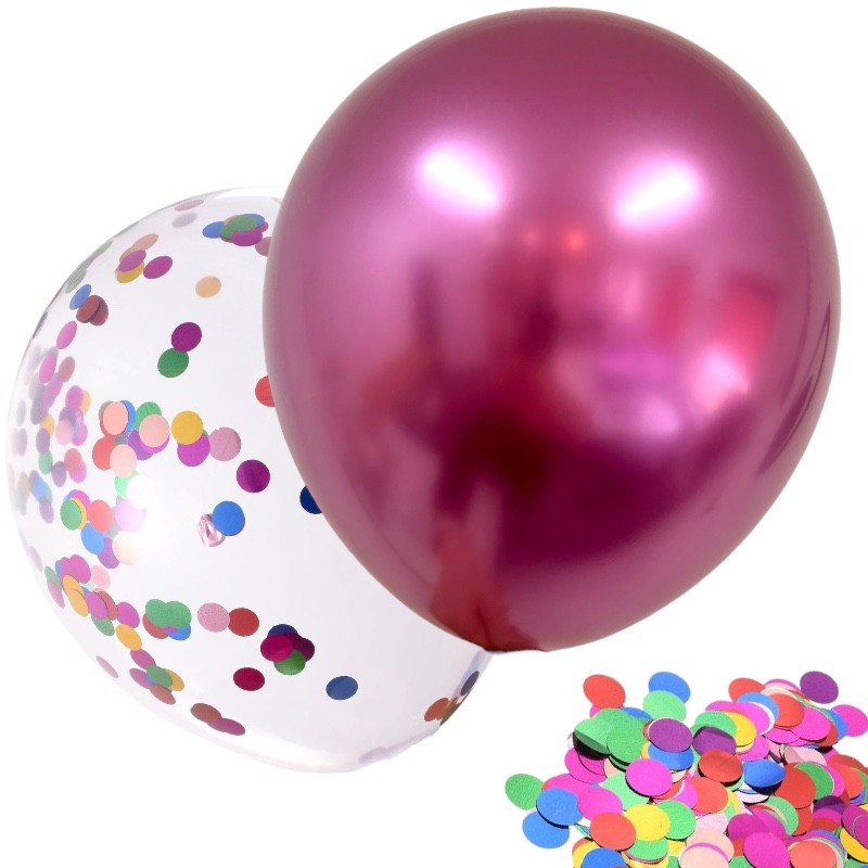 Zestaw balonów urodzinowych cyfra 80cm Jednorożec