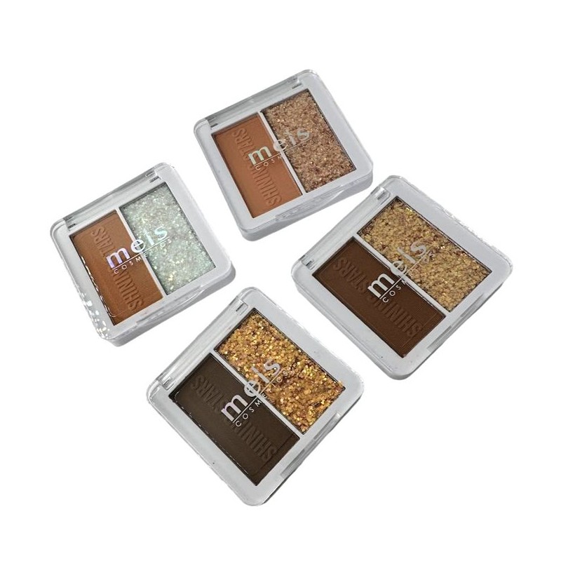 Pasta Cień Bronzer z Rozświetlaczem i Brokatem