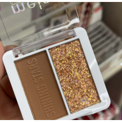 Pasta Cień Bronzer z Rozświetlaczem i Brokatem
